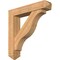 Ekena Millwork Funston Arts and Crafts Smooth Bracket w/ Offset Brace, Western Red Cedar, 7 1/2"W x 38"D x 38"H BKT0806X38X38FST03SWR - alternate 1